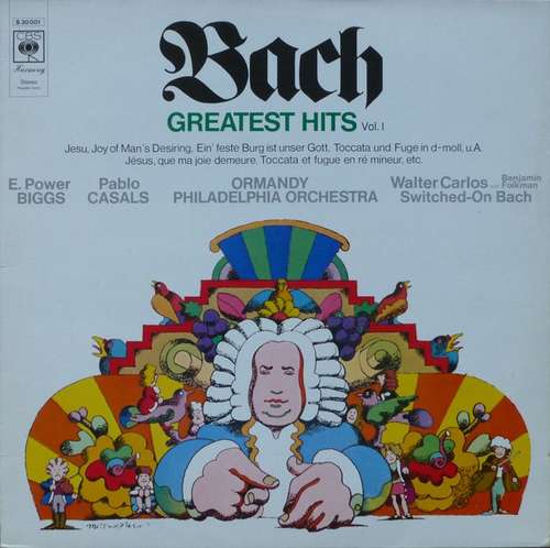 Cover Bach* / E. Power Biggs, Pablo Casals, Ormandy*, Philadelphia Orchestra*, Walter Carlos With Benjamin Folkman - Greatest Hits (Vol. I) (LP, Comp) Schallplatten Ankauf
