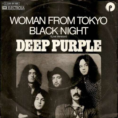 Cover Woman From Tokyo / Black Night (Live Version) Schallplatten Ankauf
