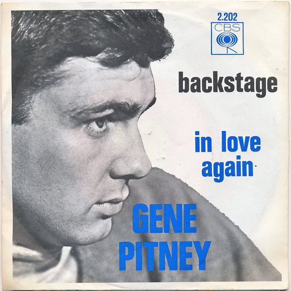 Cover Gene Pitney - Backstage (7, Single) Schallplatten Ankauf