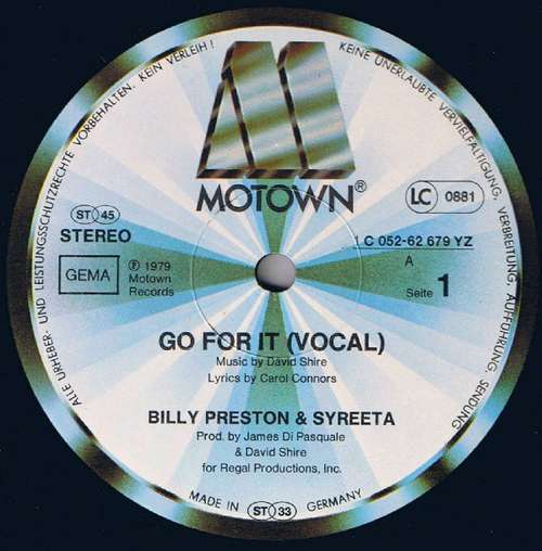 Cover Billy Preston & Syreeta - Go For It (12, Maxi) Schallplatten Ankauf