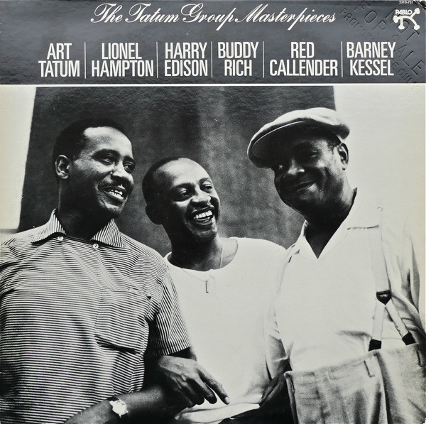 Cover Art Tatum / Lionel Hampton / Harry Edison / Buddy Rich / Red Callender / Barney Kessel - The Tatum Group Masterpieces (LP, Album) Schallplatten Ankauf