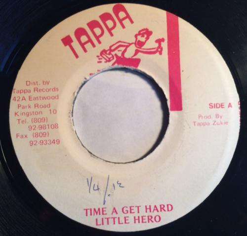 Cover Little Hero - Time A Get Hard (7, Single) Schallplatten Ankauf