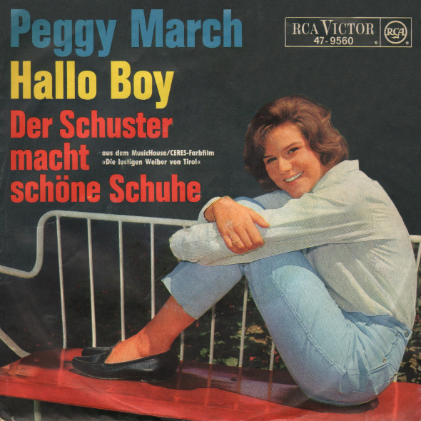 Cover Peggy March - Hallo Boy (7, Single) Schallplatten Ankauf