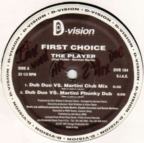 Cover First Choice - The Player (1997 Italian Mixes) (12, Maxi) Schallplatten Ankauf