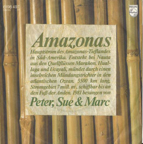 Cover Peter, Sue & Marc - Amazonas (7, Single) Schallplatten Ankauf