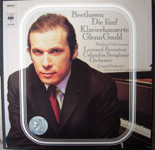 Cover Glenn Gould, Beethoven* - Die Fünf Klavierkonzerte (4xLP, Comp, RE + Box) Schallplatten Ankauf