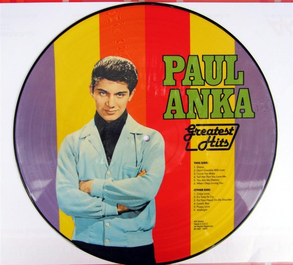 Cover Paul Anka - Greatest Hits (LP, Comp, Pic) Schallplatten Ankauf