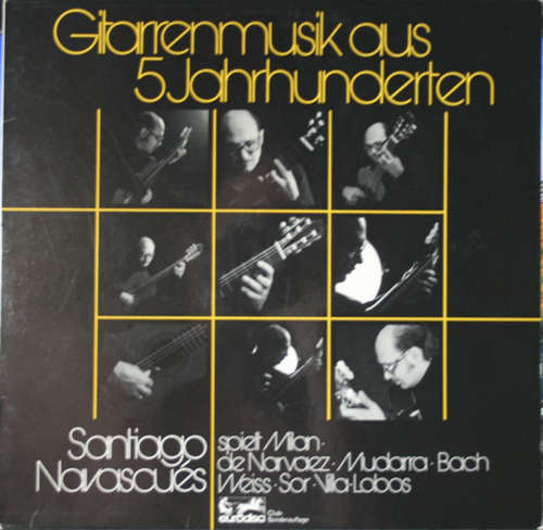 Cover Santiago Navascués - Gitarrenmusik Aus 5 Jahrhunderten (Five Centuries Of Classical Guitar) (LP) Schallplatten Ankauf