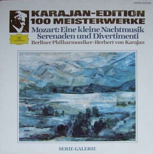 Cover Mozart* / Berliner Philharmoniker, Herbert Von Karajan - Eine Kleine Nachtmusik, Serenaden Und Divertimenti (LP, Comp, RE) Schallplatten Ankauf