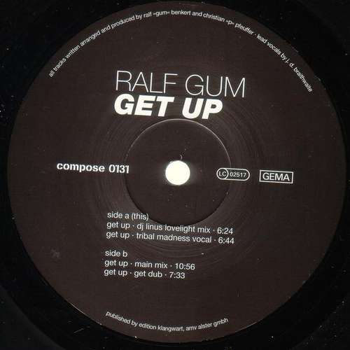 Cover Ralf GUM - Get Up (12) Schallplatten Ankauf