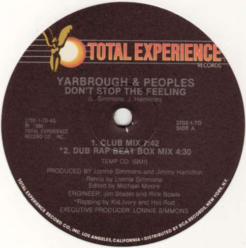 Cover Yarbrough & Peoples - Don't Stop The Feeling (12) Schallplatten Ankauf