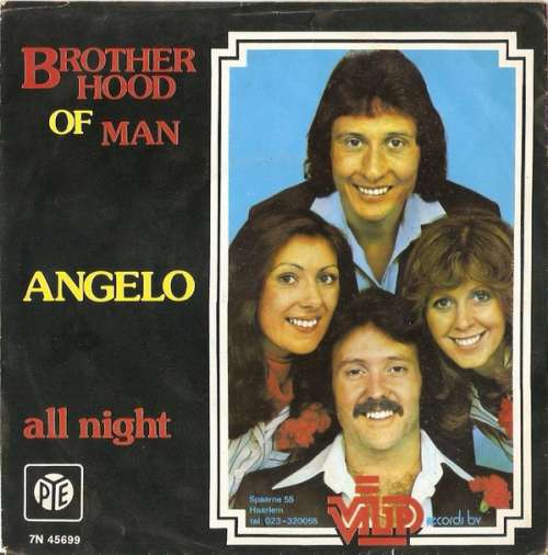 Cover Brotherhood Of Man - Angelo (7, Single, Pus) Schallplatten Ankauf