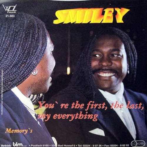 Cover Smiley (35) - You're The First, The Last, My Everything / Memory's (7, Single) Schallplatten Ankauf
