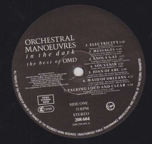 Cover Orchestral Manoeuvres In The Dark - The Best Of OMD (LP, Comp, Gat) Schallplatten Ankauf