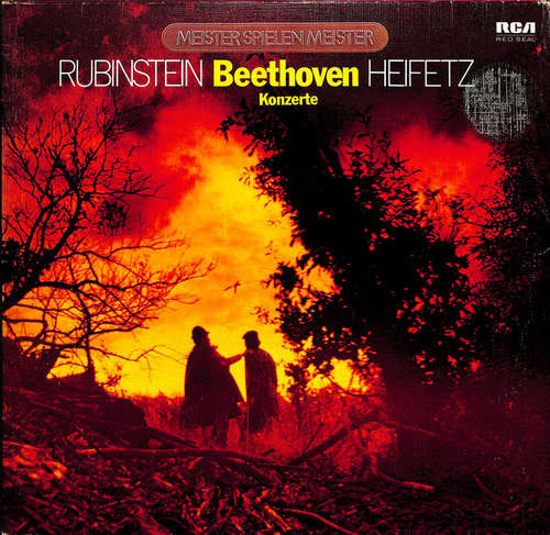 Cover Arthur Rubinstein, Jascha Heifetz - Beethoven Konzerte (2xLP, Comp) Schallplatten Ankauf