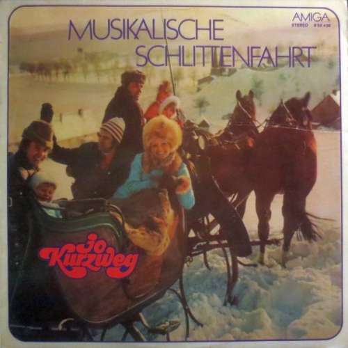 Cover Orchester Joachim Kurzweg - Musikalische Schlittenfahrt (LP, Red) Schallplatten Ankauf