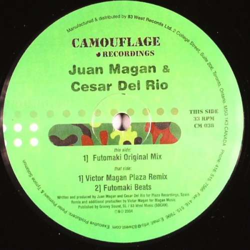 Cover Juan Magan & Cesar Del Rio* - Futomaki (12) Schallplatten Ankauf