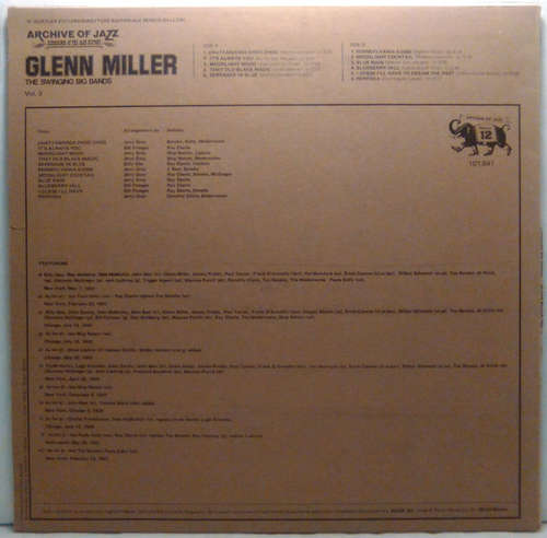 Cover Glenn Miller - The Swinging Big Bands - Glenn Miller Vol. 3 (LP) Schallplatten Ankauf