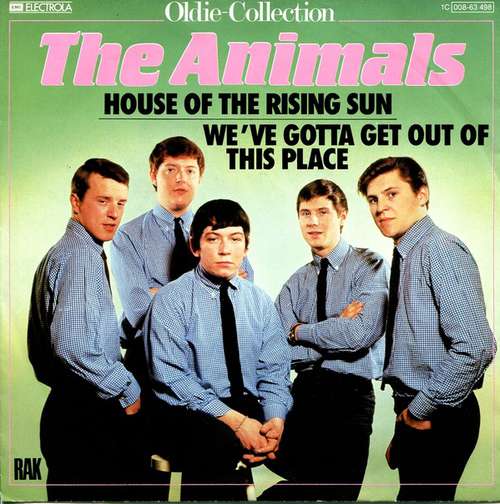 Cover The Animals - House Of The Rising Sun (7, Single, RE) Schallplatten Ankauf