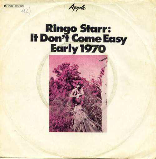 Cover Ringo Starr - It Don't Come Easy / Early 1970 (7, Single) Schallplatten Ankauf