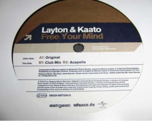 Cover Layton & Kaato - Free Your Mind (12) Schallplatten Ankauf