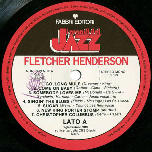 Cover Fletcher Henderson - Fletcher Henderson (LP, Comp, RE) Schallplatten Ankauf