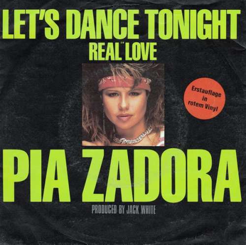 Cover Pia Zadora - Let's Dance Tonight (7, Single, Red) Schallplatten Ankauf