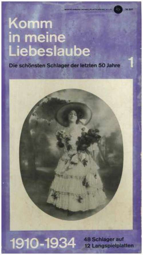 Cover Various - Komm In Meine Liebeslaube - Die Schönsten Schlager Der Letzten 50 Jahre 1910-1934 (12x7, Comp, Box) Schallplatten Ankauf