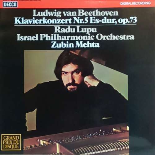 Bild Ludwig van Beethoven, Radu Lupu, Israel Philharmonic Orchestra, Zubin Mehta - Klavierkonzert Nr. 5 Es-dur, Op. 73 (LP, blu) Schallplatten Ankauf