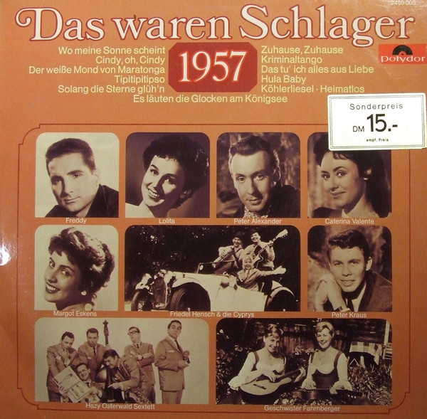 Cover Various - Das Waren Schlager 1957 (LP, Comp, Mono) Schallplatten Ankauf