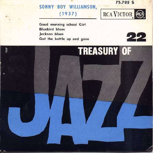 Cover Sonny Boy Williamson - Treasury Of Jazz N° 22 (7, EP) Schallplatten Ankauf