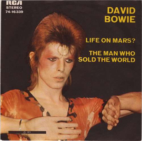 Cover David Bowie - Life On Mars? / The Man Who Sold The World (7, Single) Schallplatten Ankauf