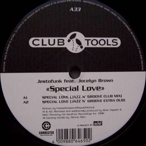 Cover Jestofunk Feat. Jocelyn Brown - Special Love (12) Schallplatten Ankauf