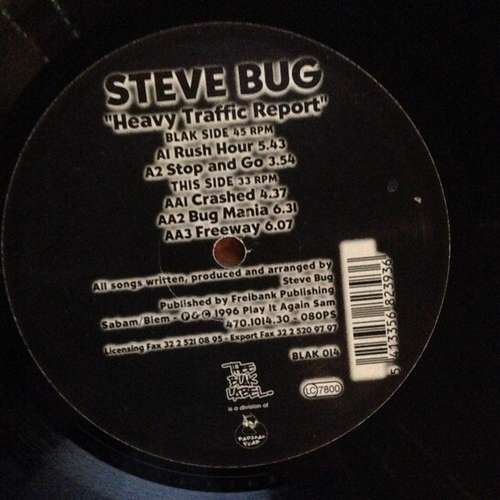 Cover Steve Bug - Heavy Traffic Report (12) Schallplatten Ankauf