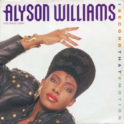 Cover Alyson Williams - I Second That Emotion (12, Maxi) Schallplatten Ankauf