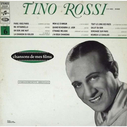 Cover Tino Rossi - Chansons De Mes Films (LP) Schallplatten Ankauf
