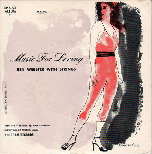 Cover Ben Webster With Strings - Music For Loving - Album # 1 (7, EP, Mono) Schallplatten Ankauf