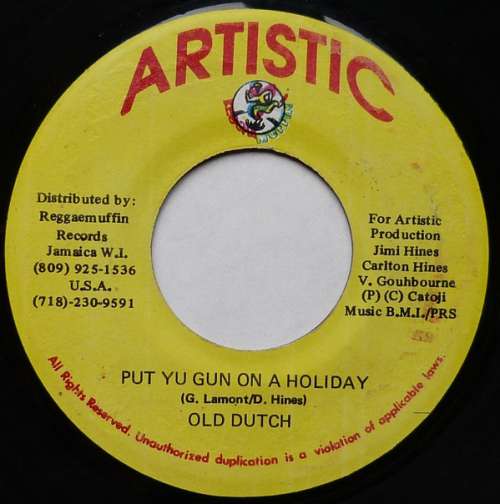 Cover Old Dutch - Put Yu Gun On A Holiday (7) Schallplatten Ankauf