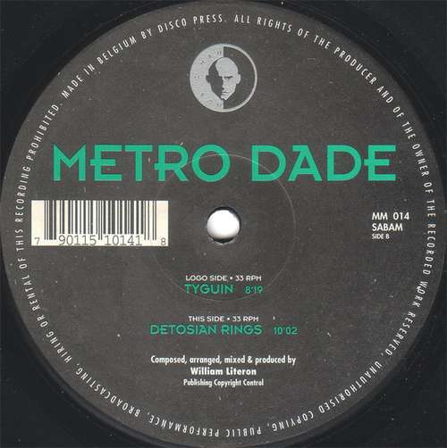 Cover Metro Dade - Tyguin / Detosian Rings (12) Schallplatten Ankauf