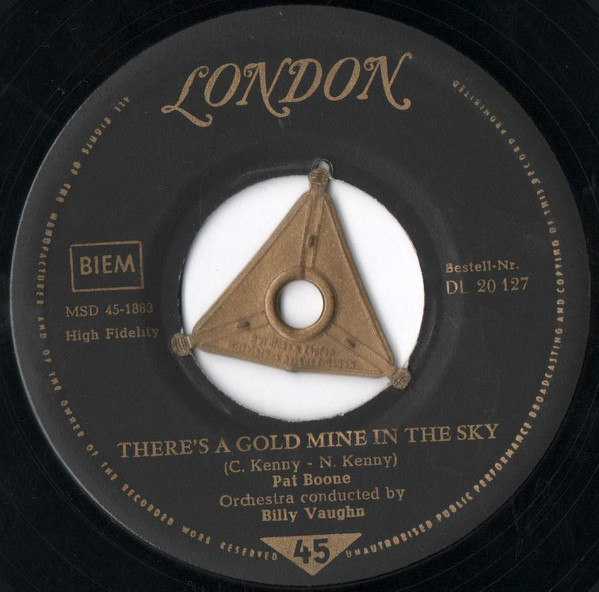 Bild Pat Boone - There's A Gold Mine In The Sky / Remember You're Mine (7, Single, Mono) Schallplatten Ankauf
