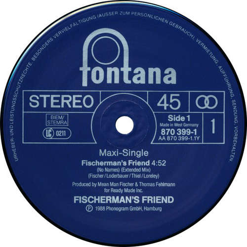 Cover Fischerman's Friend - Fischerman's Friend (12, Maxi) Schallplatten Ankauf