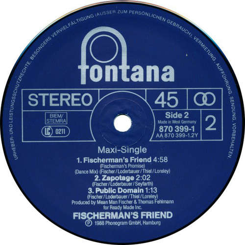 Cover Fischerman's Friend - Fischerman's Friend (12, Maxi) Schallplatten Ankauf