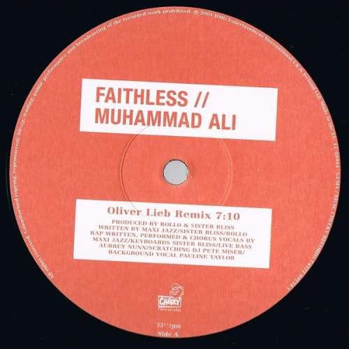 Cover Faithless - Muhammad Ali (Oliver Lieb Remix) (12, S/Sided) Schallplatten Ankauf