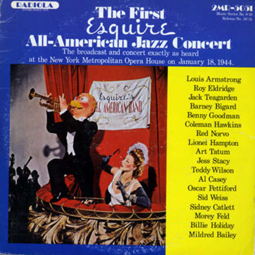 Cover Various - The First Esquire (All-American Jazz Concert) (2xLP, Album) Schallplatten Ankauf