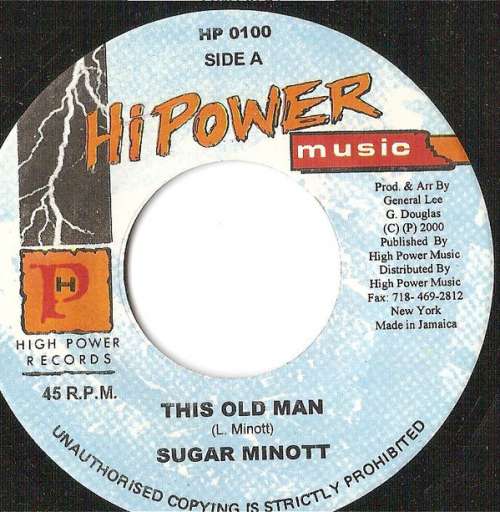 Cover Sugar Minott - This Old Man (7) Schallplatten Ankauf