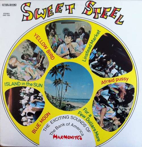 Cover The Bank Of America Harmonites - Sweet Steel - The Exciting Sounds Of The Bank Of America Harmonites (LP, Album) Schallplatten Ankauf