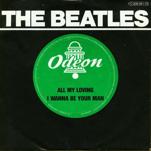 Cover The Beatles - All My Loving / I Wanna Be Your Man (7, Single, RE) Schallplatten Ankauf