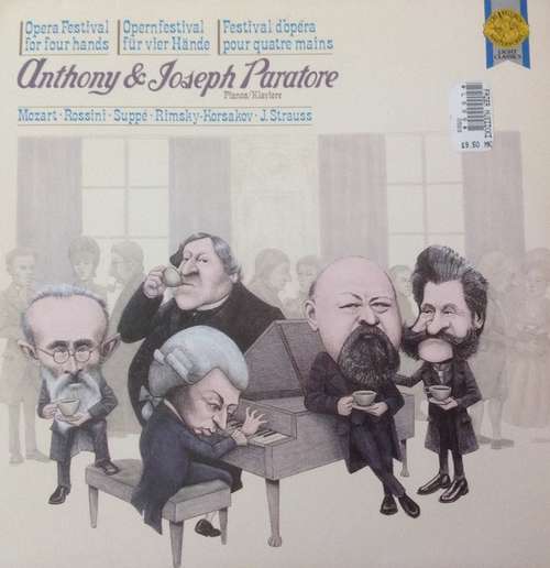 Cover Anthony & Joseph Paratore* - Mozart* - Rimsky-Korssakoff* - Rossini* - Joh. Strauss* - Suppé* - Opernfestival Für Vier Hände (LP, Comp) Schallplatten Ankauf
