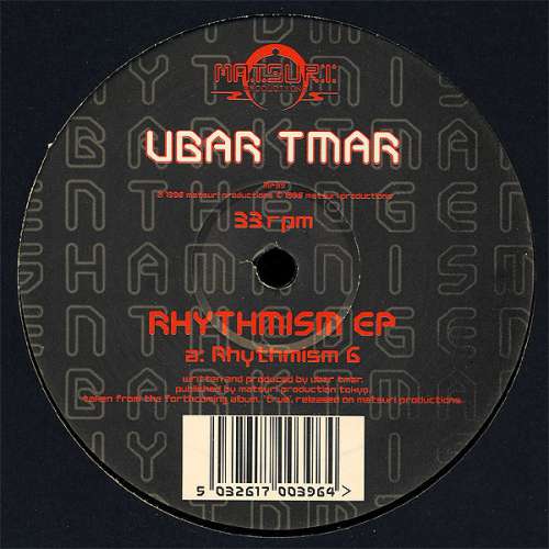 Cover Ubar Tmar - Rhythmism EP (12, EP) Schallplatten Ankauf
