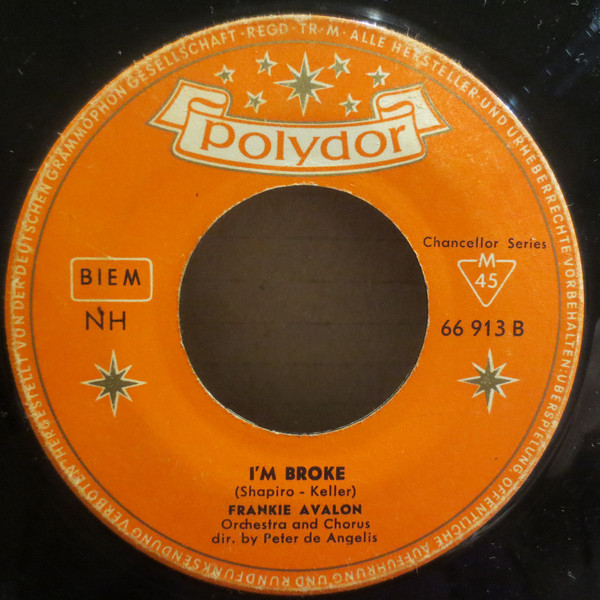 Cover Frankie Avalon - Venus / I'm Broke (7, Single) Schallplatten Ankauf